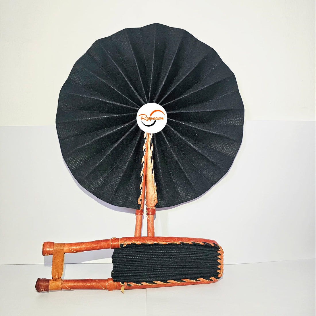 African print folding handheld fan