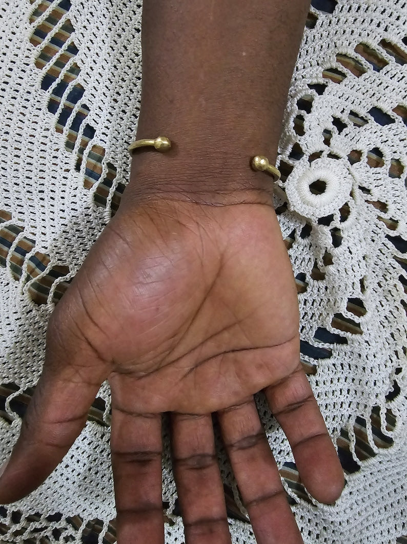 African Brass Bangles – RAYNAASON