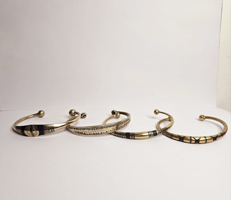 African Brass Bangles